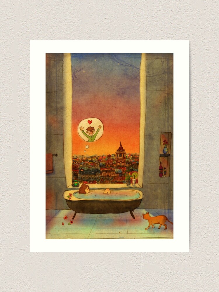Alternate view of I can’t stop thinking about you Art Print