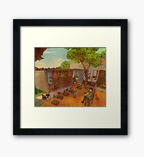 Sing me a pretty song Framed Print