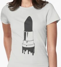 Lip stick Women's Fitted T-Shirt