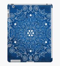 Mandala Blau iPad-Hülle & Klebefolie