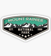 MOUNT RAINIER NATIONAL PARK WASHINGTON MOUNTAINS NATURE EXPLORE CAMPER LAPTOP Sticker
