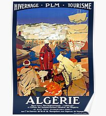 Weinlese-Algerien-Reise Poster