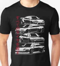 Kill all tires. Silvia S13, S14, S15 Unisex T-Shirt