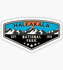 HALEAKALA NATIONAL PARK HAWAII VOLCANO HIKING NATURE EXPLORE CAMPER Sticker