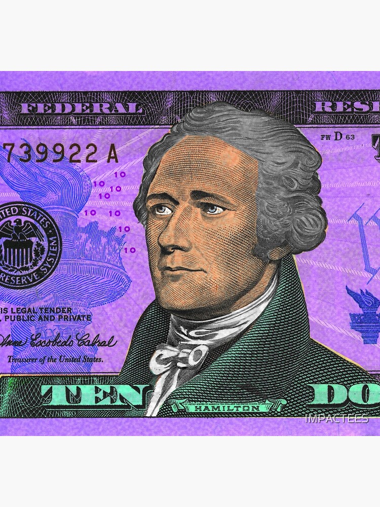 alexander hamilton on the ten dollar bill