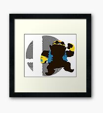 Wario (Biker) - Sunset Shores Framed Print