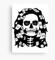 Lady Skull Canvas Print
