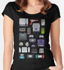 Super Pixel of my Childhood Women's Fitted Scoop T-Shirt