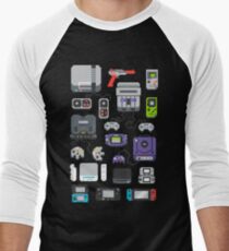 Super Pixel of my Childhood Men's Baseball Âľ T-Shirt