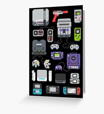 Super Pixel meiner Kindheit Grußkarte