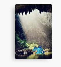 Shiny Feraligatr Canvas Print