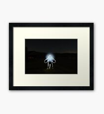 Body Outline Framed Print