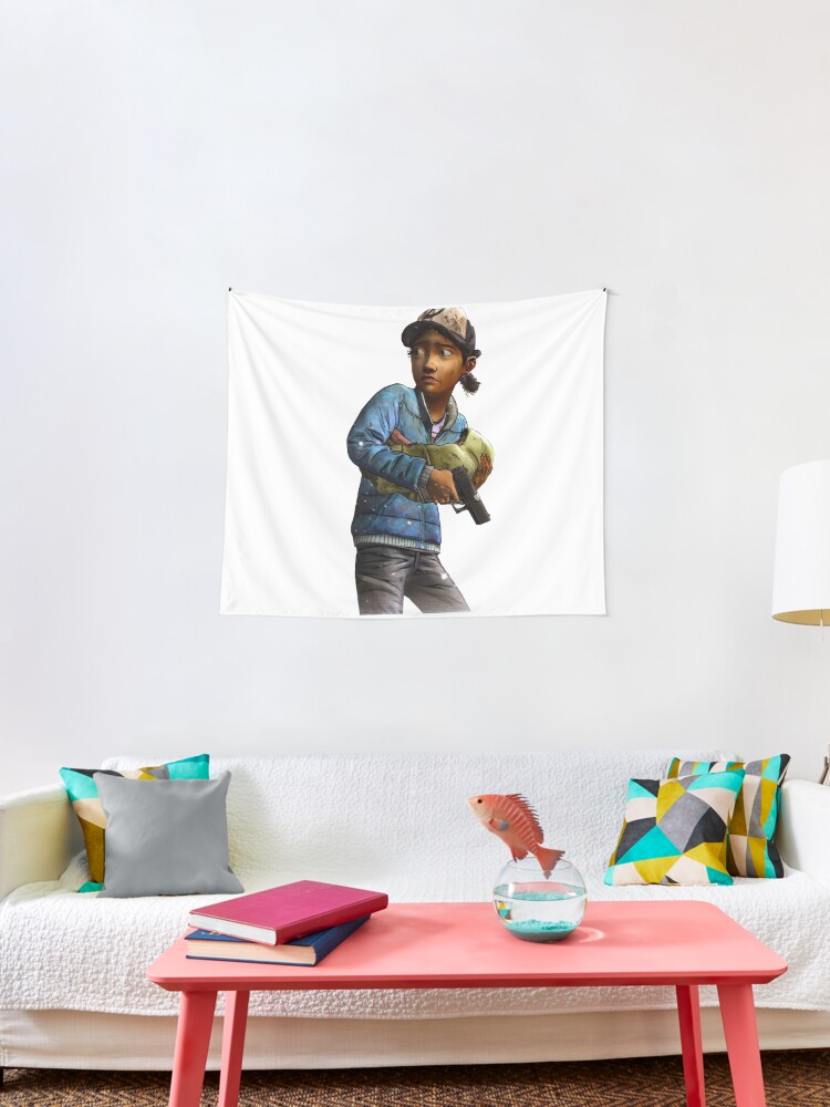 The Walking Dead Clementine Tapestry By Jessicaabaker Redbubble