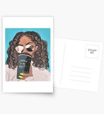 Coffee is my Bae Postcards
