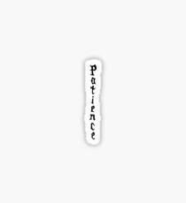 Pegatina Paciencia