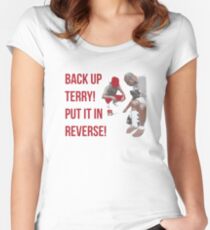 Back Up Terry! Put it in Reverse! Women's Fitted Scoop T-Shirt