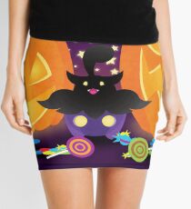 Shiny Pumpkaboo Mini Skirt