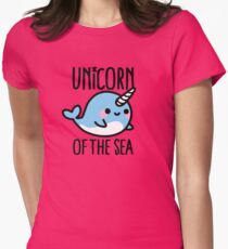 Unicorn of the sea Women's Fitted T-Shirt