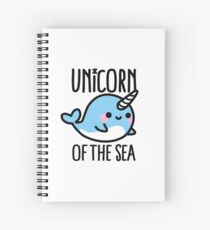 Unicorn of the sea Spiral Notebook