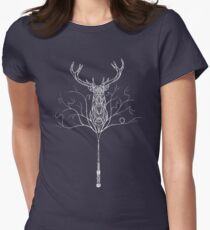 "I Await A Guardian" - White Women's Fitted T-Shirt