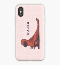 Vinilo o funda para iPhone Fluffy Tea-Rex