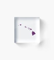 Hawaii Love Acrylic Block