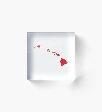 Hawaii Love Acrylic Block