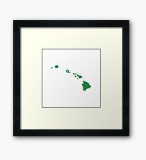 Hawaii Love Framed Print