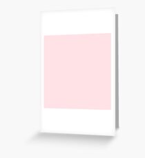 Pastellrosa Flamingo Solid Grußkarte