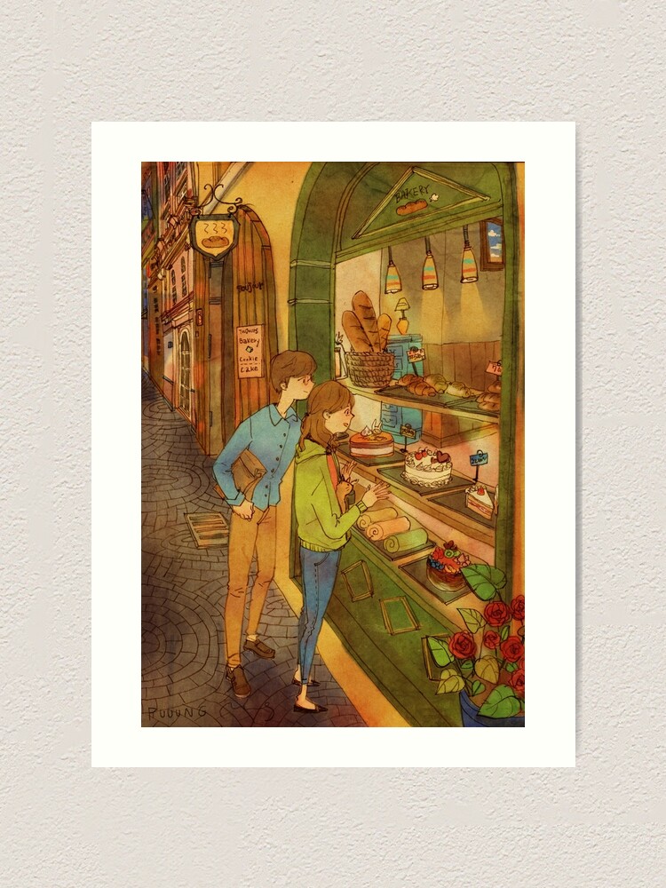 Alternate view of Which cake do you like? Art Print