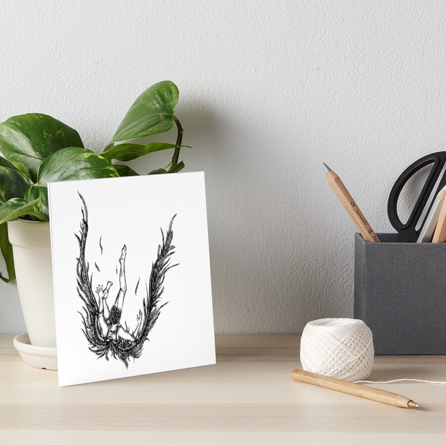 Icarus Art Board Print