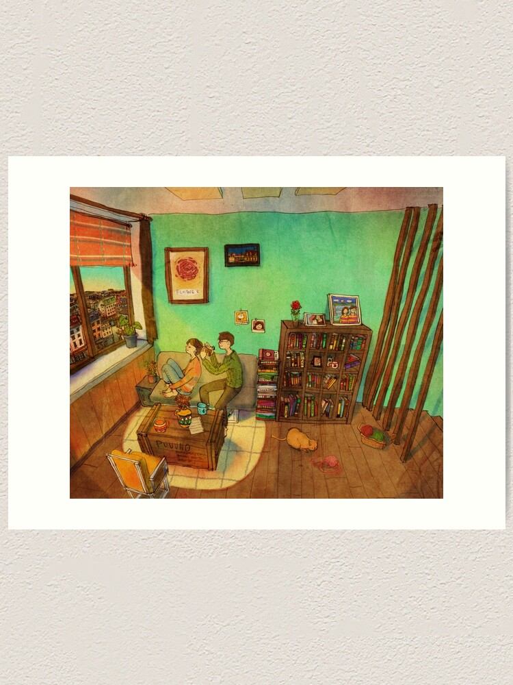 Alternate view of I’ll tie your hair Art Print