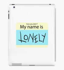 Mein Name ist einsam iPad-Hülle & Klebefolie