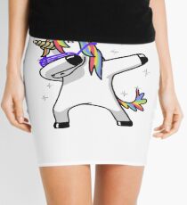Dabbing Unicorn Mini Skirt