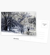 Winter Figure Skating Postcards