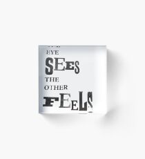 Paul Klee Quote Acrylic Block