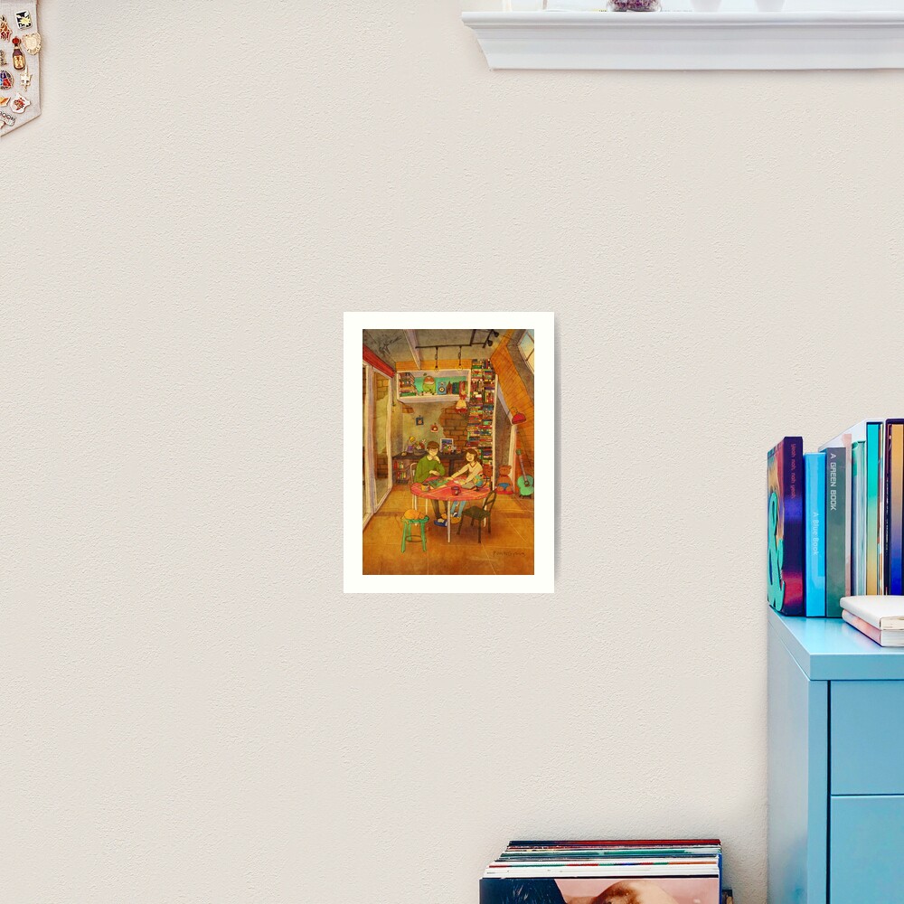 Travel planning Art Print