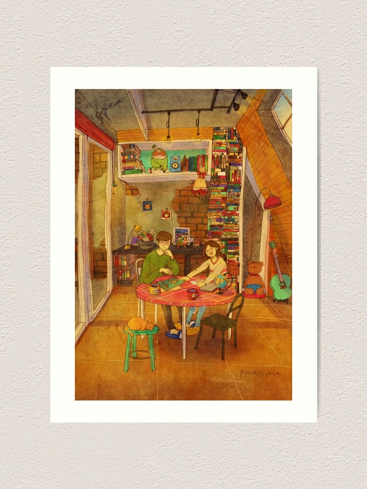 Alternate view of Travel planning Art Print