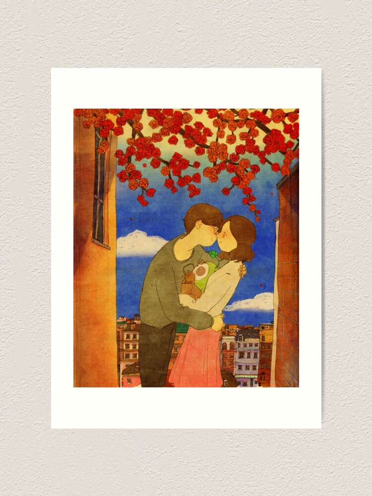 Alternate view of Beneath the flowers Art Print