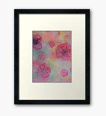 Flower Power II - Blumen -Blüten - bunt Gerahmtes Wandbild