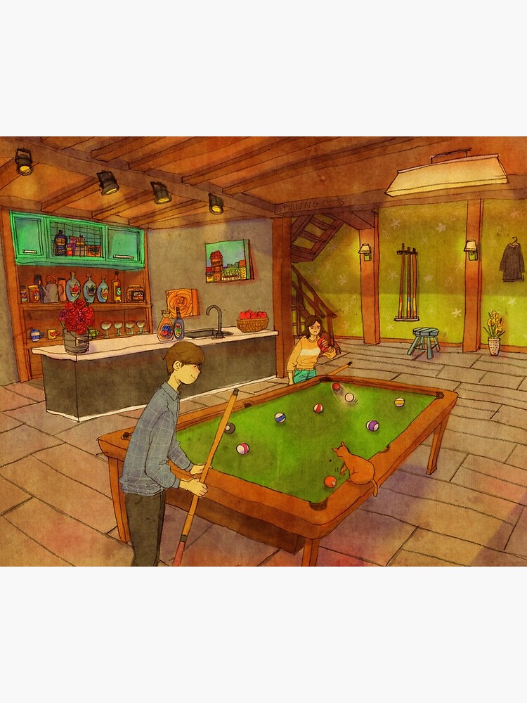 Playing pool by puuung1