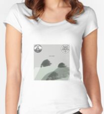 Gray / Grey Women's Fitted Scoop T-Shirt