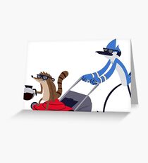 Regular Show Greeting Card
