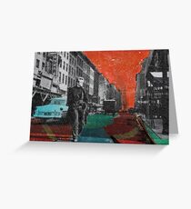 URBAN BLUES Greeting Card