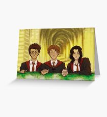 Prongs, Moony, Padfoot Greeting Card