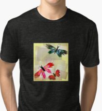 Origami butterflies Tri-blend T-Shirt
