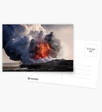 Vulkan Kilauea bei Kalapana 8 Postkarten