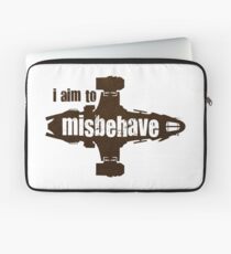 firefly i aim to misbehave Laptop Sleeve