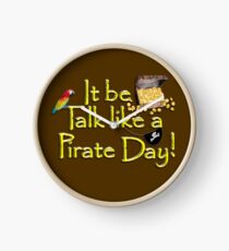Pirate Talk Text - IT Be Talk Like a Pirate Day! Clock