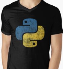 Vintage Python Men's V-Neck T-Shirt
